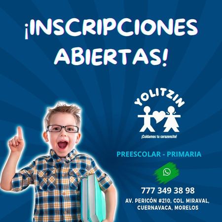 Inscripciones abiertas Yolitzin
